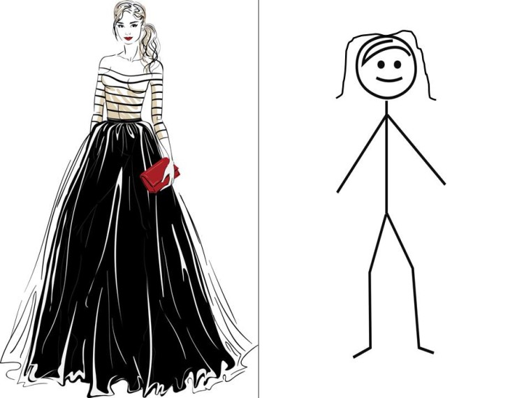 Say It With Stick Figures: Your Crude Drawings Are More Effective